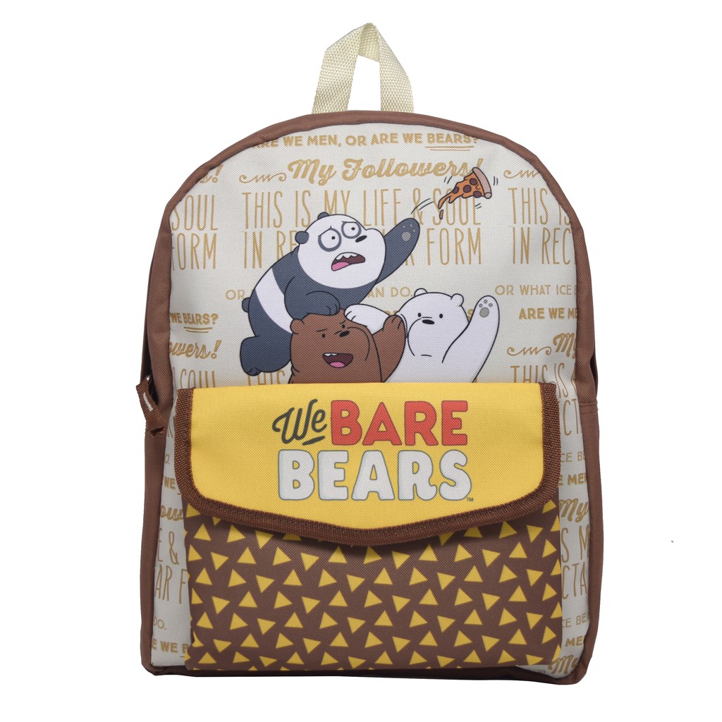 we-bare-bears-pocket-backpack-brown
